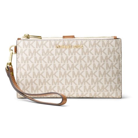 michael kors small wristlet vanilla|Michael Kors wristlets.